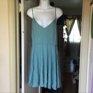 Forever 21 teal short length dress